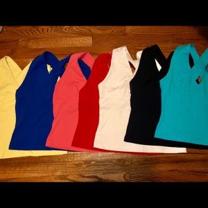 Boston Proper 🔥 SET OF 7 gorgeous Tanks 😍 SIZE M